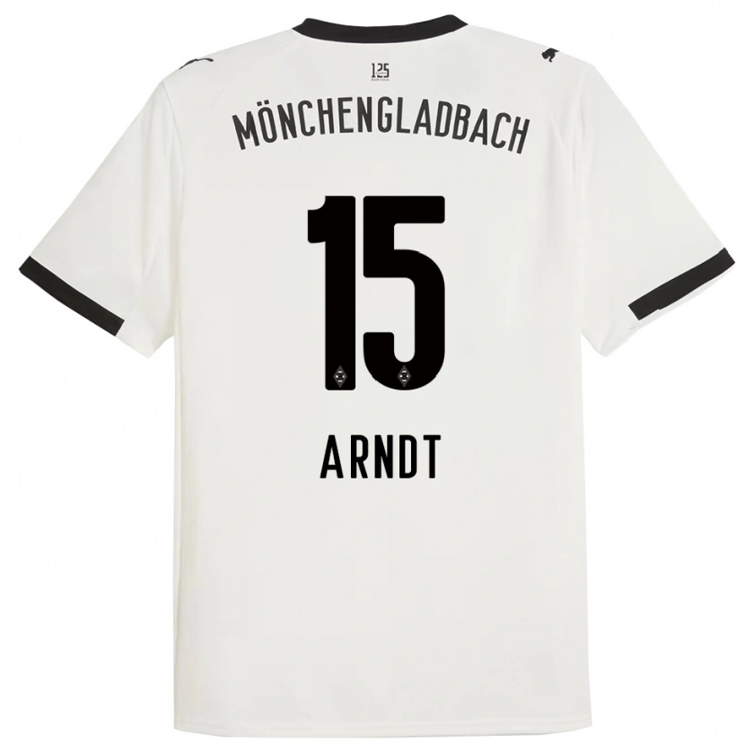 Danxen Kinder Leo Arndt #15 Weiß Schwarz Heimtrikot Trikot 2025/26 T-Shirt Schweiz