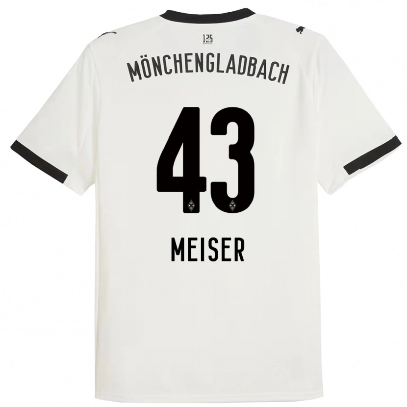 Danxen Kinder Tyler Meiser #43 Weiß Schwarz Heimtrikot Trikot 2025/26 T-Shirt Schweiz