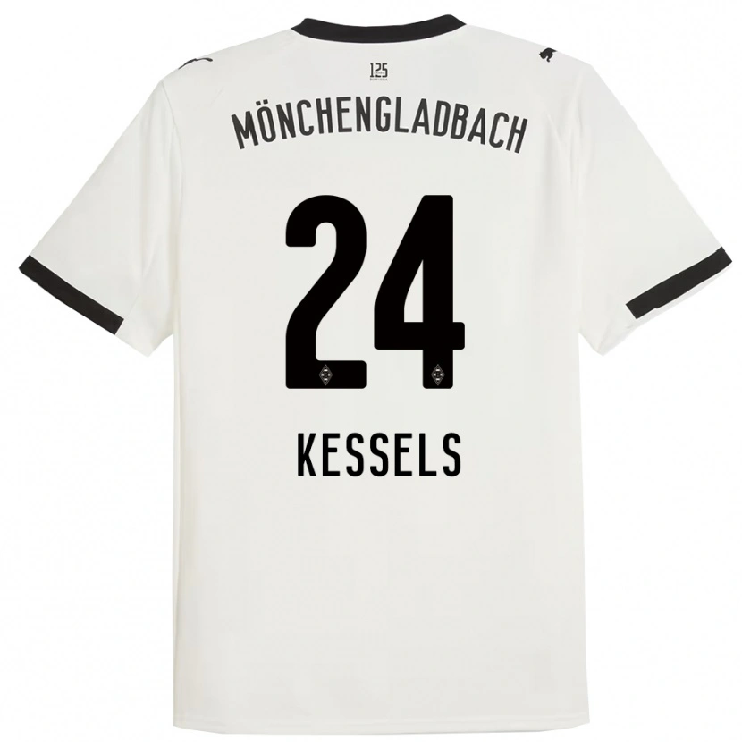 Danxen Kinder Imke Kessels #24 Weiß Schwarz Heimtrikot Trikot 2025/26 T-Shirt Schweiz