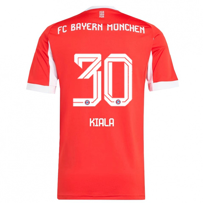 Danxen Kinder Cassiano Kiala #30 Rot Weiß Heimtrikot Trikot 2025/26 T-Shirt Schweiz