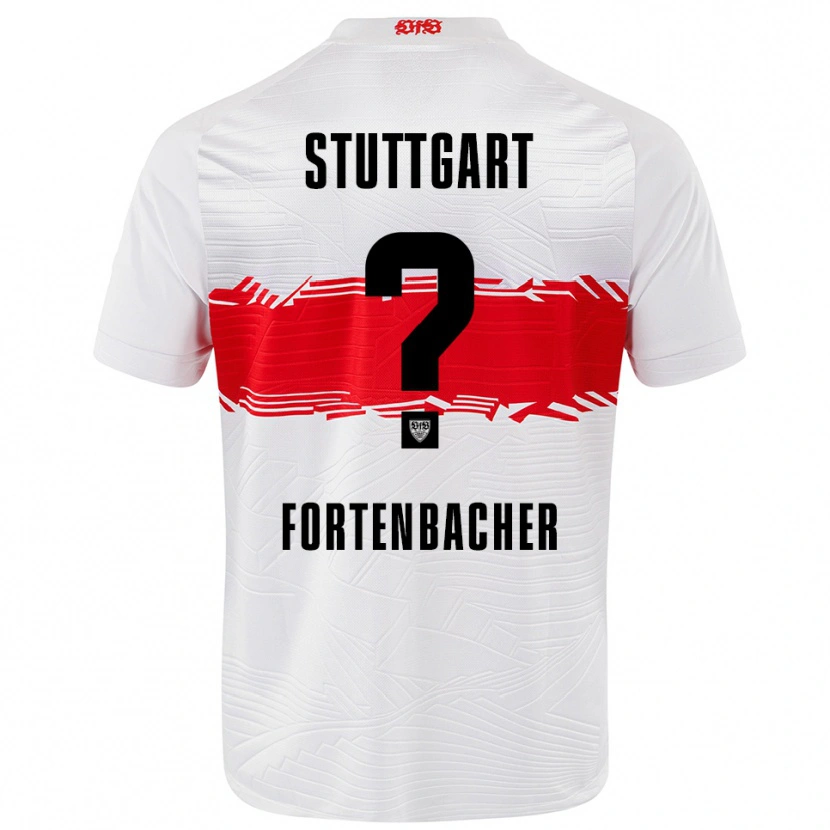 Danxen Kinder Jannik Fortenbacher #0 Weiß Rot Heimtrikot Trikot 2025/26 T-Shirt Schweiz