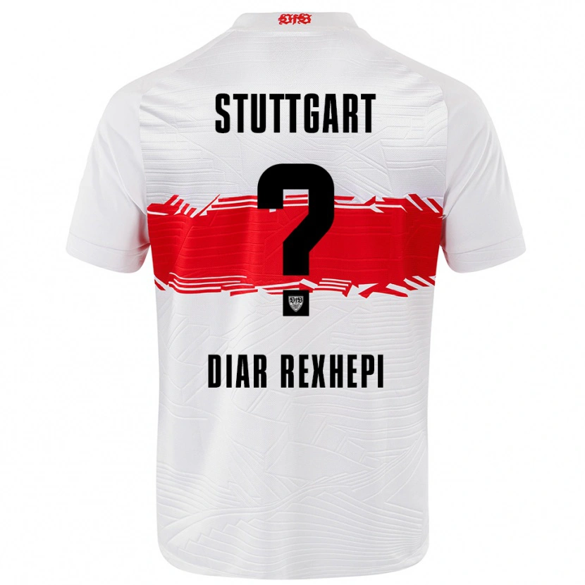 Danxen Kinder Diar Rexhepi #0 Weiß Rot Heimtrikot Trikot 2025/26 T-Shirt Schweiz