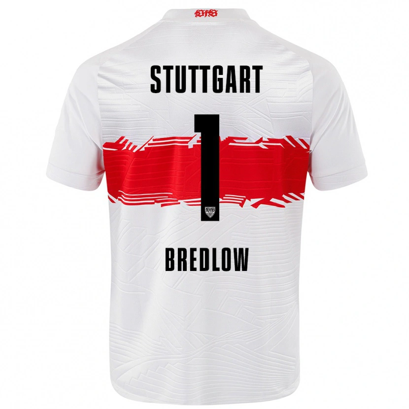 Danxen Kinder Fabian Bredlow #1 Weiß Rot Heimtrikot Trikot 2025/26 T-Shirt Schweiz
