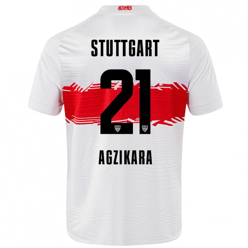 Danxen Kinder Emirhan Ağzıkara #21 Weiß Rot Heimtrikot Trikot 2025/26 T-Shirt Schweiz