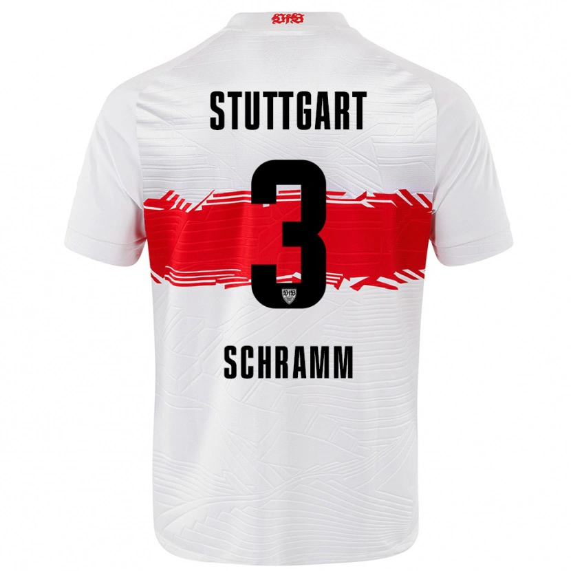 Danxen Kinder Collin Schramm #3 Weiß Rot Heimtrikot Trikot 2025/26 T-Shirt Schweiz