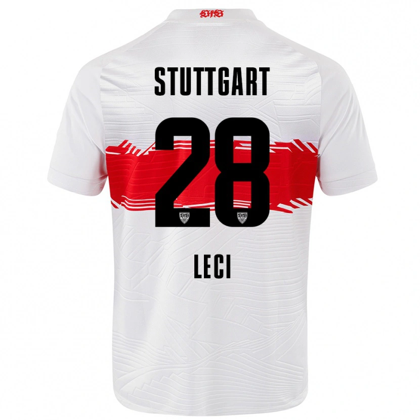 Danxen Kinder Besarta Leci #28 Weiß Rot Heimtrikot Trikot 2025/26 T-Shirt Schweiz