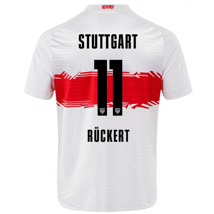 Danxen Kinder Rosa Rückert #11 Weiß Rot Heimtrikot Trikot 2025/26 T-Shirt Schweiz