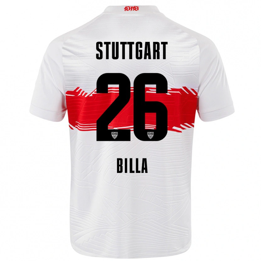 Danxen Kinder Nicole Billa #26 Weiß Rot Heimtrikot Trikot 2025/26 T-Shirt Schweiz