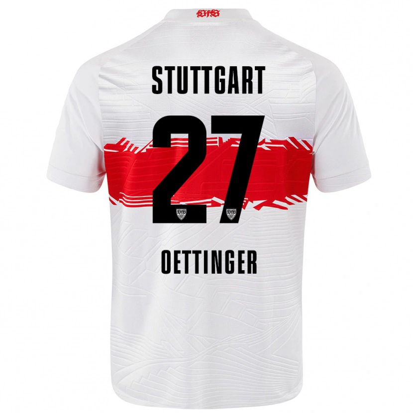 Danxen Kinder Jannik Oettinger #27 Weiß Rot Heimtrikot Trikot 2025/26 T-Shirt Schweiz