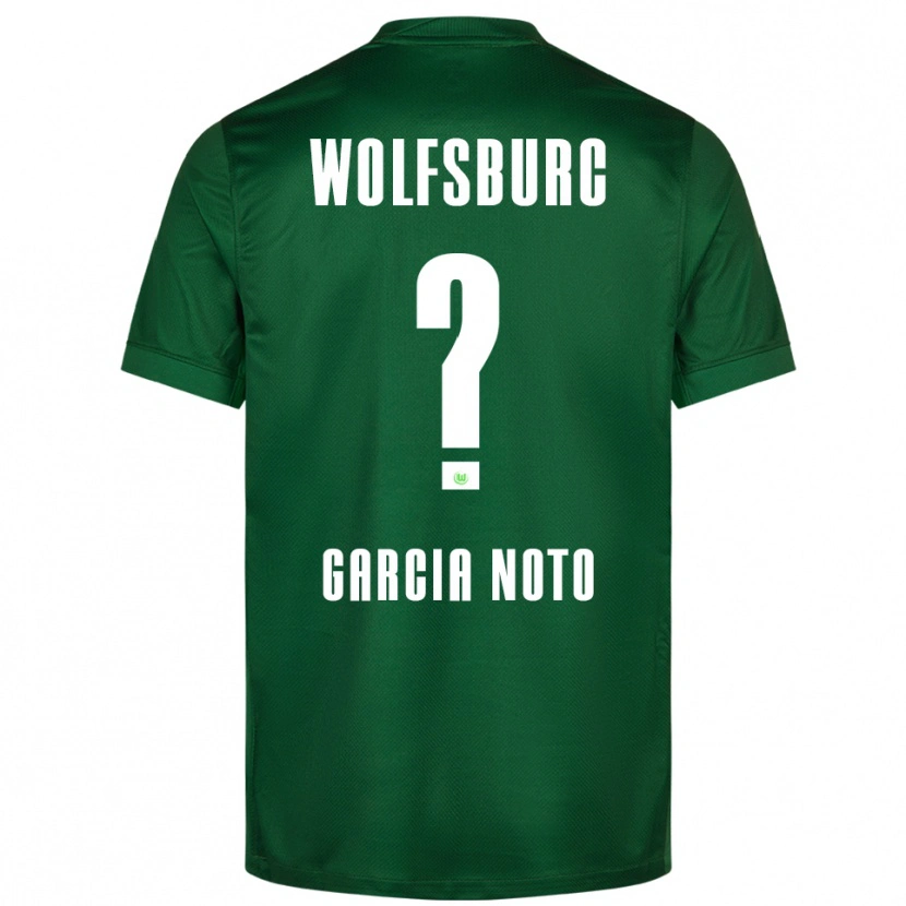 Danxen Kinder Estefano Garcia Noto #0 Grün Weiß Heimtrikot Trikot 2025/26 T-Shirt Schweiz