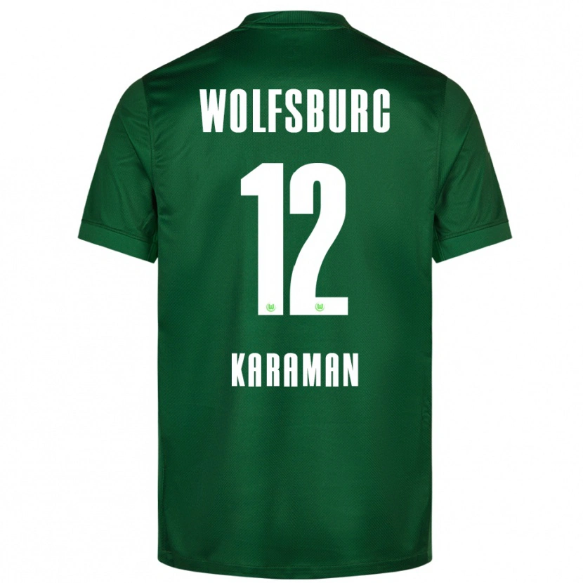 Danxen Kinder Tarik Karaman #12 Grün Weiß Heimtrikot Trikot 2025/26 T-Shirt Schweiz