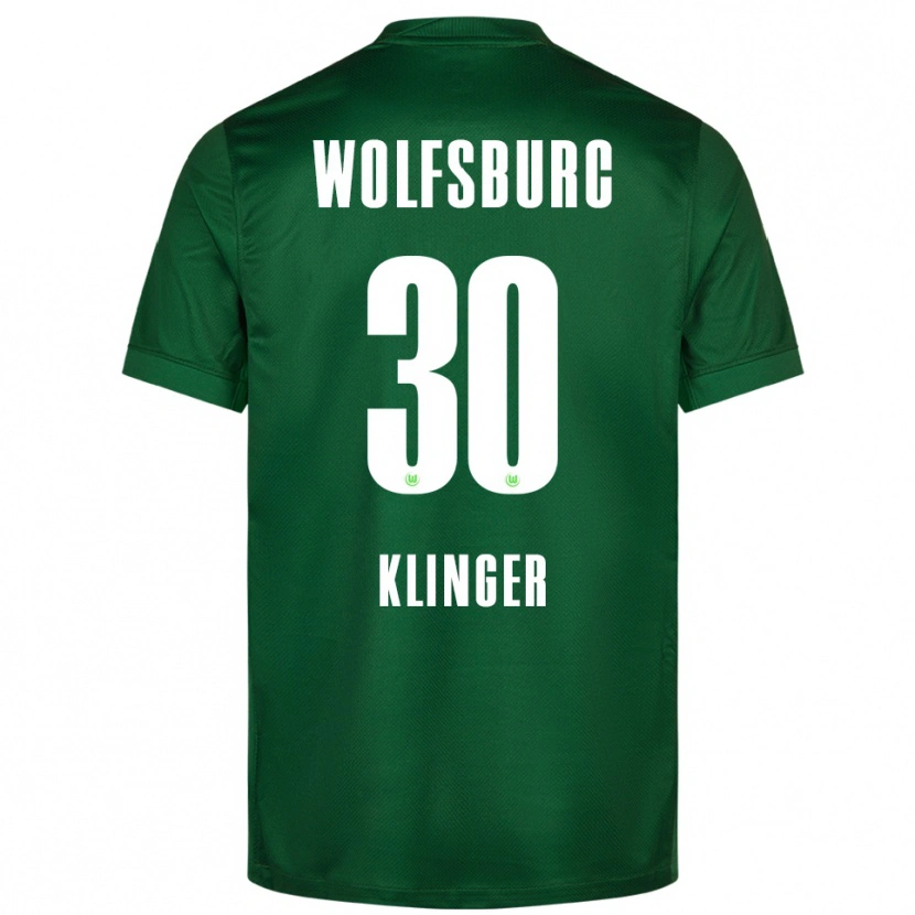 Danxen Kinder Niklas Klinger #30 Grün Weiß Heimtrikot Trikot 2025/26 T-Shirt Schweiz