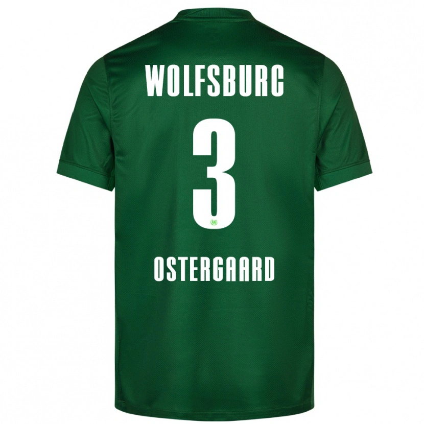 Danxen Kinder Christian Östergaard #3 Grün Weiß Heimtrikot Trikot 2025/26 T-Shirt Schweiz