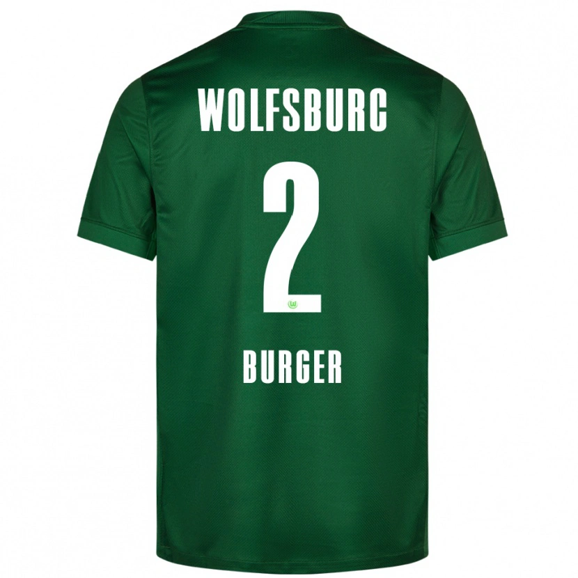 Danxen Kinder Jan Bürger #2 Grün Weiß Heimtrikot Trikot 2025/26 T-Shirt Schweiz