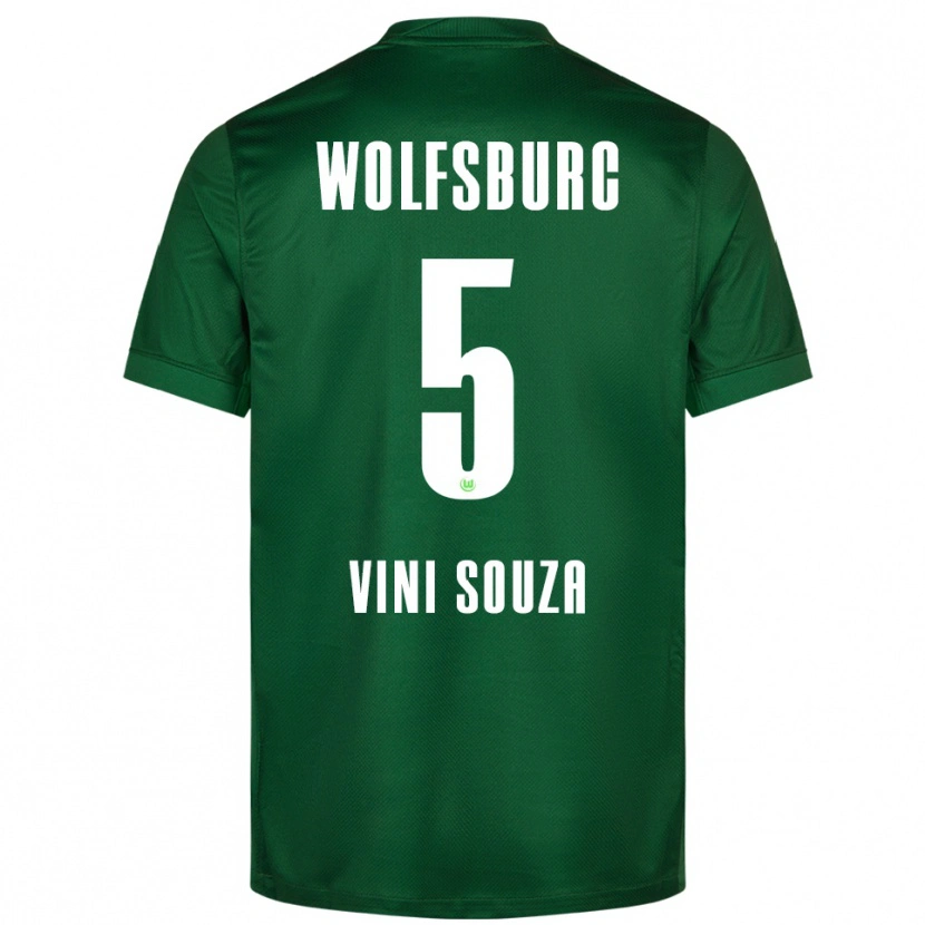 Danxen Kinder Vini Souza #5 Grün Weiß Heimtrikot Trikot 2025/26 T-Shirt Schweiz