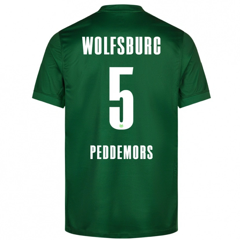 Danxen Kinder Ella Peddemors #5 Grün Weiß Heimtrikot Trikot 2025/26 T-Shirt Schweiz