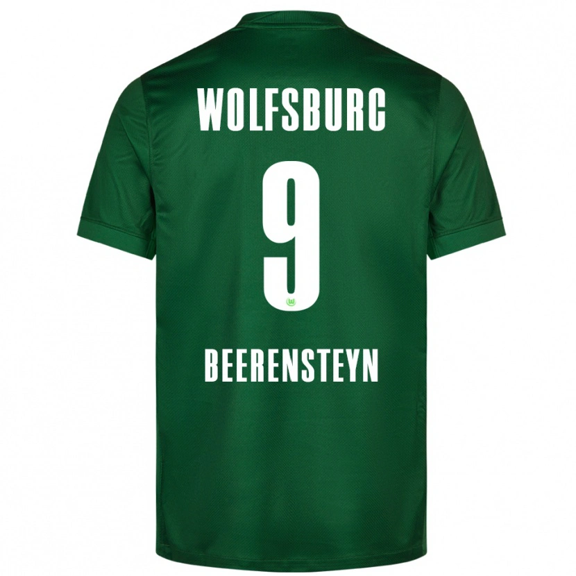 Danxen Kinder Lineth Beerensteyn #9 Grün Weiß Heimtrikot Trikot 2025/26 T-Shirt Schweiz