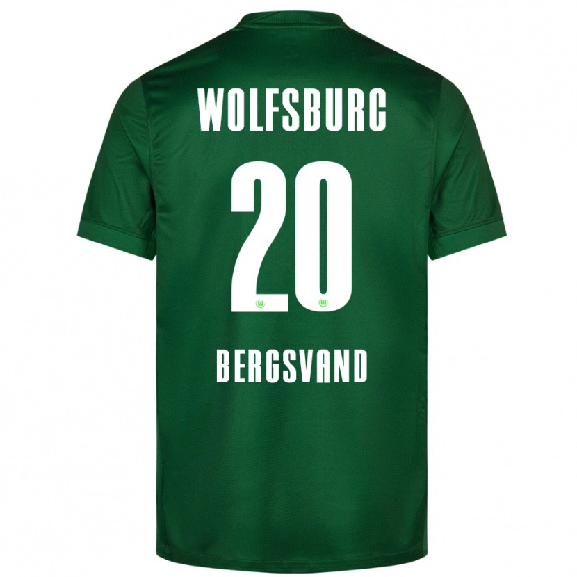 Danxen Kinder Guro Bergsvand #20 Grün Weiß Heimtrikot Trikot 2025/26 T-Shirt Schweiz
