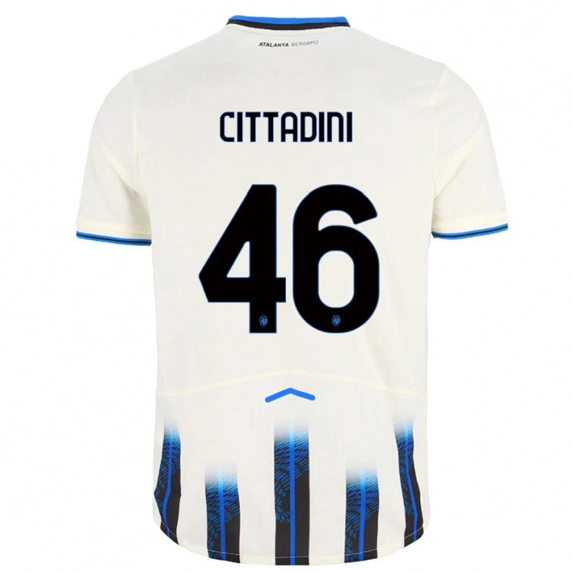 Danxen Kinder Giorgio Cittadini #46 Weiß Blau Auswärtstrikot Trikot 2025/26 T-Shirt Schweiz