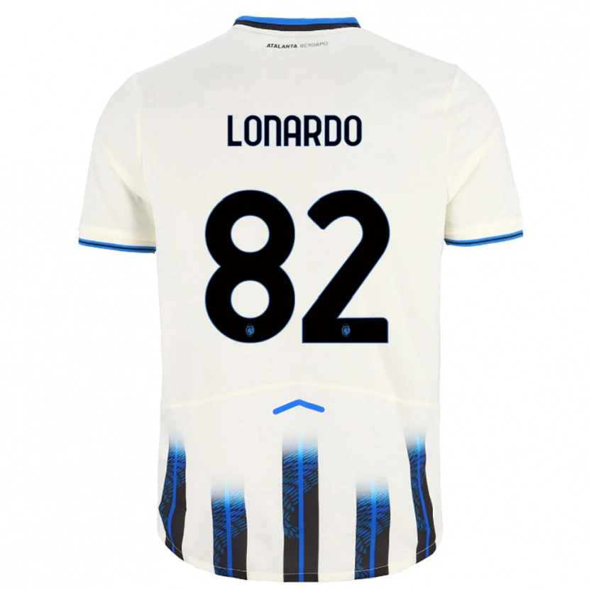 Danxen Kinder Edoardo Lonardo #82 Weiß Blau Auswärtstrikot Trikot 2025/26 T-Shirt Schweiz