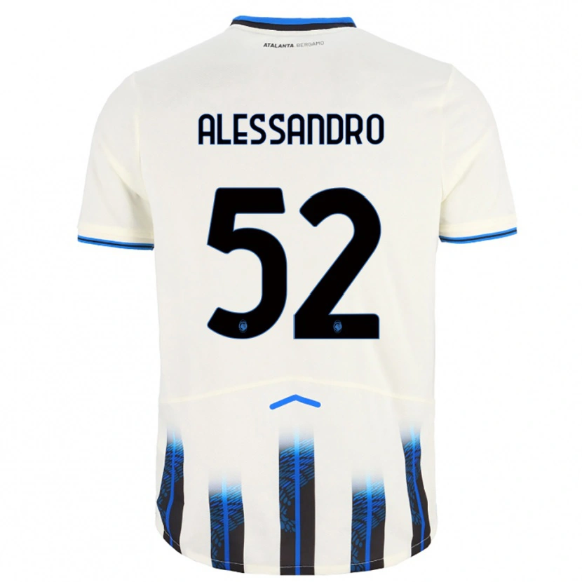 Danxen Kinder Alessandro Rinaldi #52 Weiß Blau Auswärtstrikot Trikot 2025/26 T-Shirt Schweiz