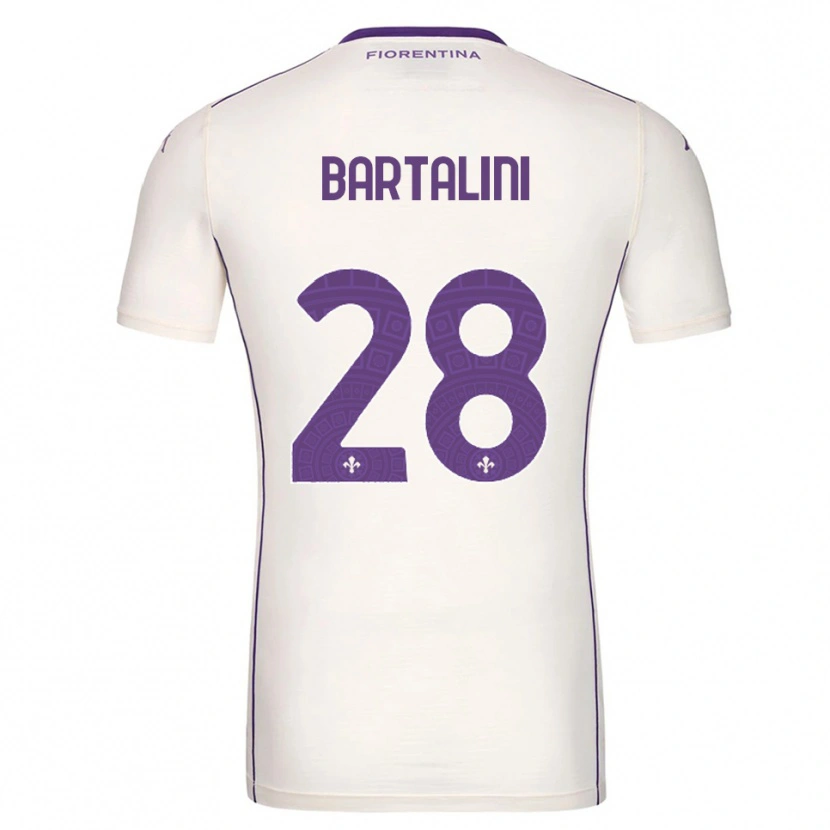 Danxen Kinder Viola Bartalini #28 Weiß Lila Rot Auswärtstrikot Trikot 2025/26 T-Shirt Schweiz