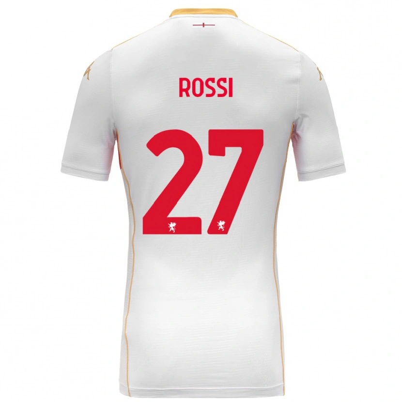 Danxen Kinder Lucrezia Rossi #27 Weiß Rot Auswärtstrikot Trikot 2025/26 T-Shirt Schweiz