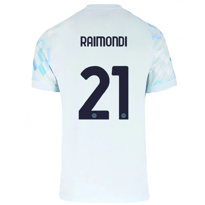 Danxen Kinder Paolo Raimondi #21 Weiß Blau Auswärtstrikot Trikot 2025/26 T-Shirt Schweiz