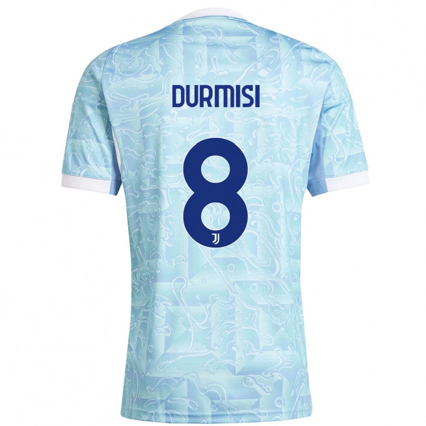 Danxen Kinder Arman Durmiši #8 Himmelblau Gelb Auswärtstrikot Trikot 2025/26 T-Shirt Schweiz