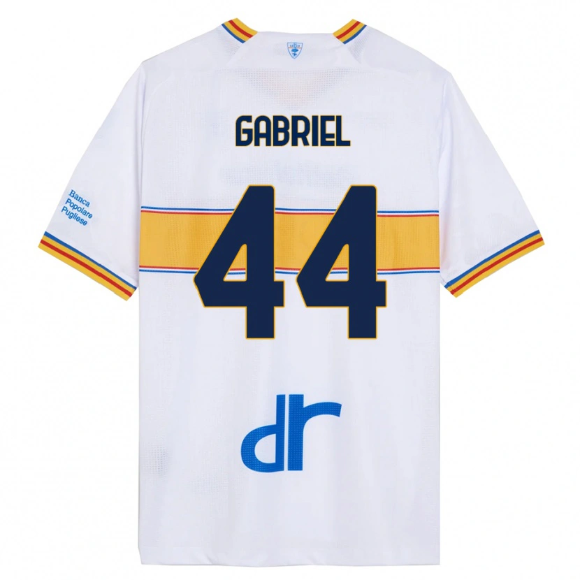 Danxen Kinder Tiago Gabriel #44 Weiß Gelb Auswärtstrikot Trikot 2025/26 T-Shirt Schweiz