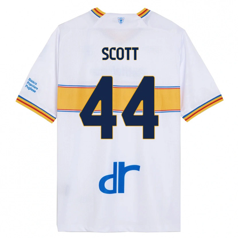 Danxen Kinder Elijah Scott #44 Weiß Gelb Auswärtstrikot Trikot 2025/26 T-Shirt Schweiz
