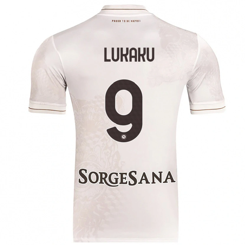 Danxen Kinder Romelu Lukaku #9 Champagner Braun Auswärtstrikot Trikot 2025/26 T-Shirt Schweiz