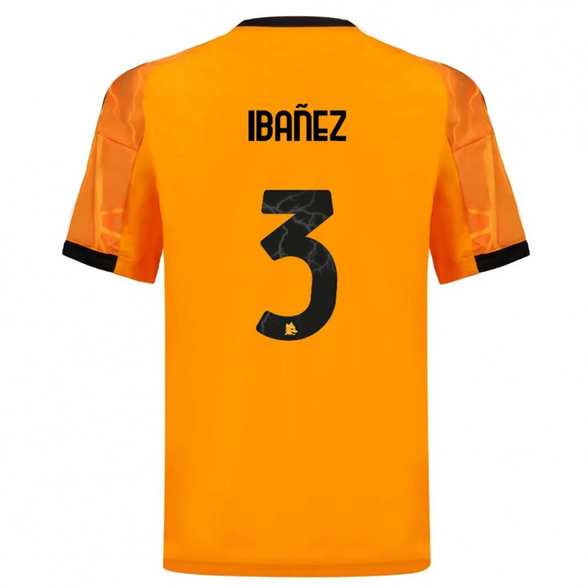Danxen Kinder Roger Ibanez #3 Orange Schwarz Auswärtstrikot Trikot 2025/26 T-Shirt Schweiz
