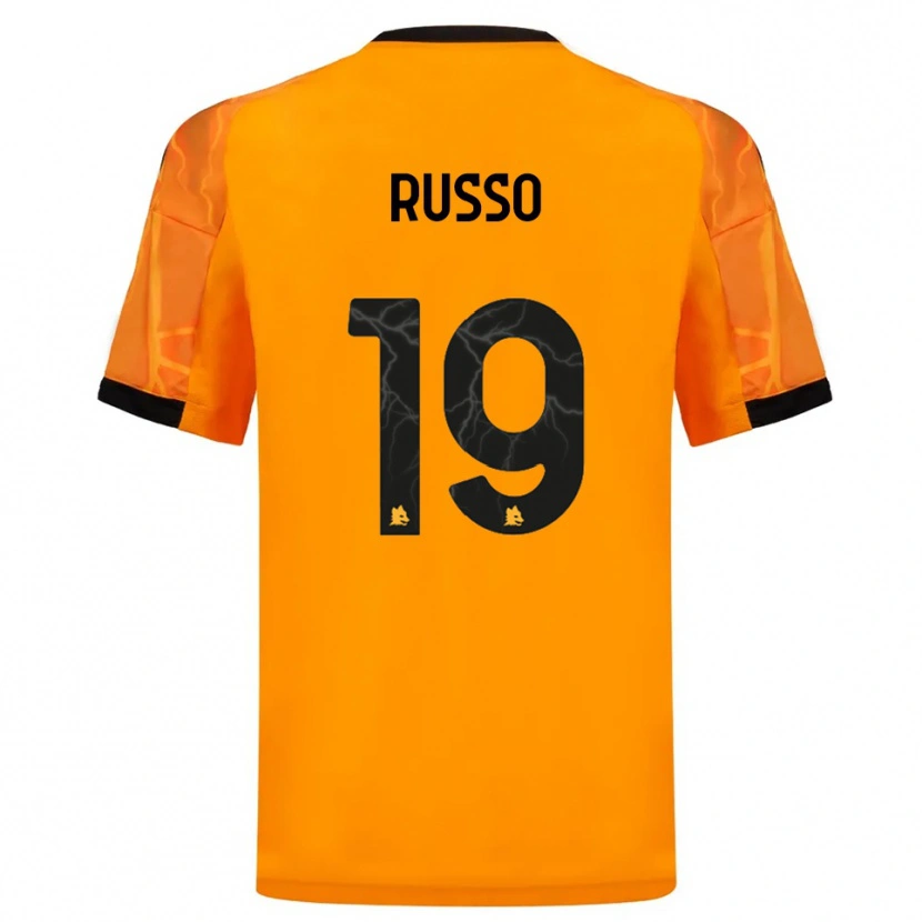 Danxen Kinder Filippo Russo #19 Orange Schwarz Auswärtstrikot Trikot 2025/26 T-Shirt Schweiz