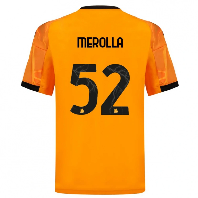 Danxen Kinder Liliana Merolla #52 Orange Schwarz Auswärtstrikot Trikot 2025/26 T-Shirt Schweiz