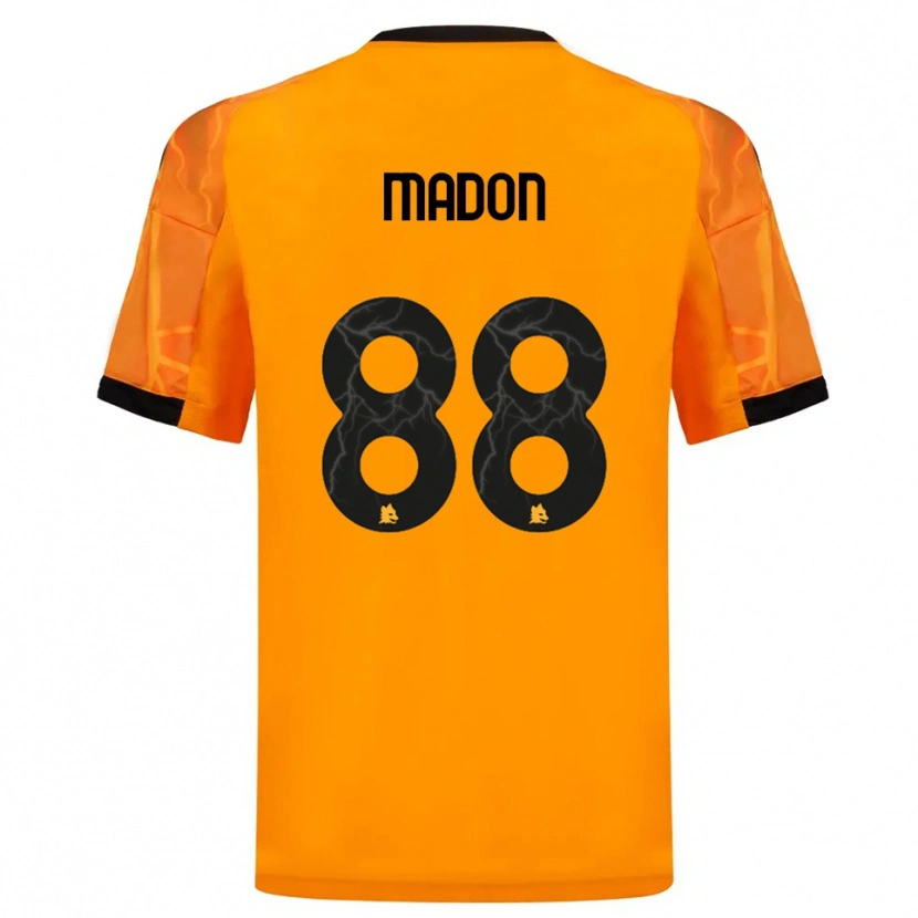 Danxen Kinder Maja Madon #88 Orange Schwarz Auswärtstrikot Trikot 2025/26 T-Shirt Schweiz