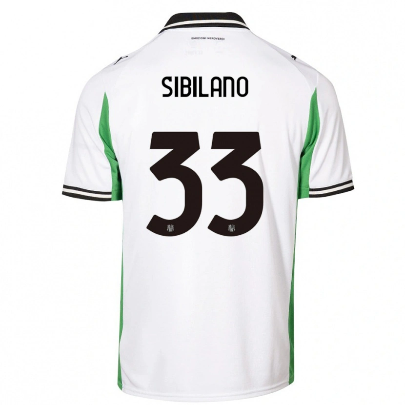 Danxen Kinder Alessio Sibilano #33 Weiß Grün Schwarz Auswärtstrikot Trikot 2025/26 T-Shirt Schweiz