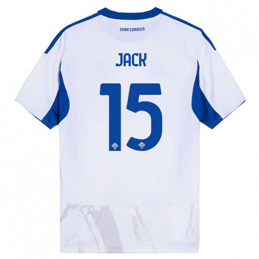 Danxen Kinder Fellipe Jack #15 Weiß Blau Auswärtstrikot Trikot 2025/26 T-Shirt Schweiz