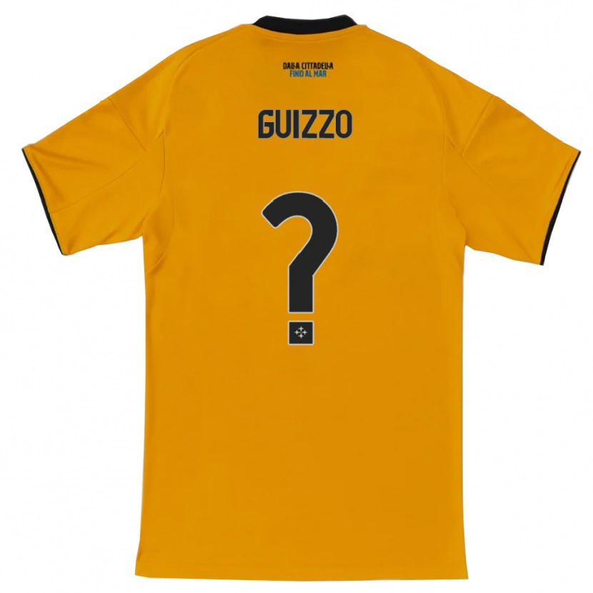 Danxen Kinder Tommaso Guizzo #0 Orange Blau Auswärtstrikot Trikot 2025/26 T-Shirt Schweiz