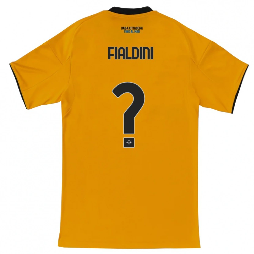 Danxen Kinder Filippo Fialdini #0 Orange Blau Auswärtstrikot Trikot 2025/26 T-Shirt Schweiz