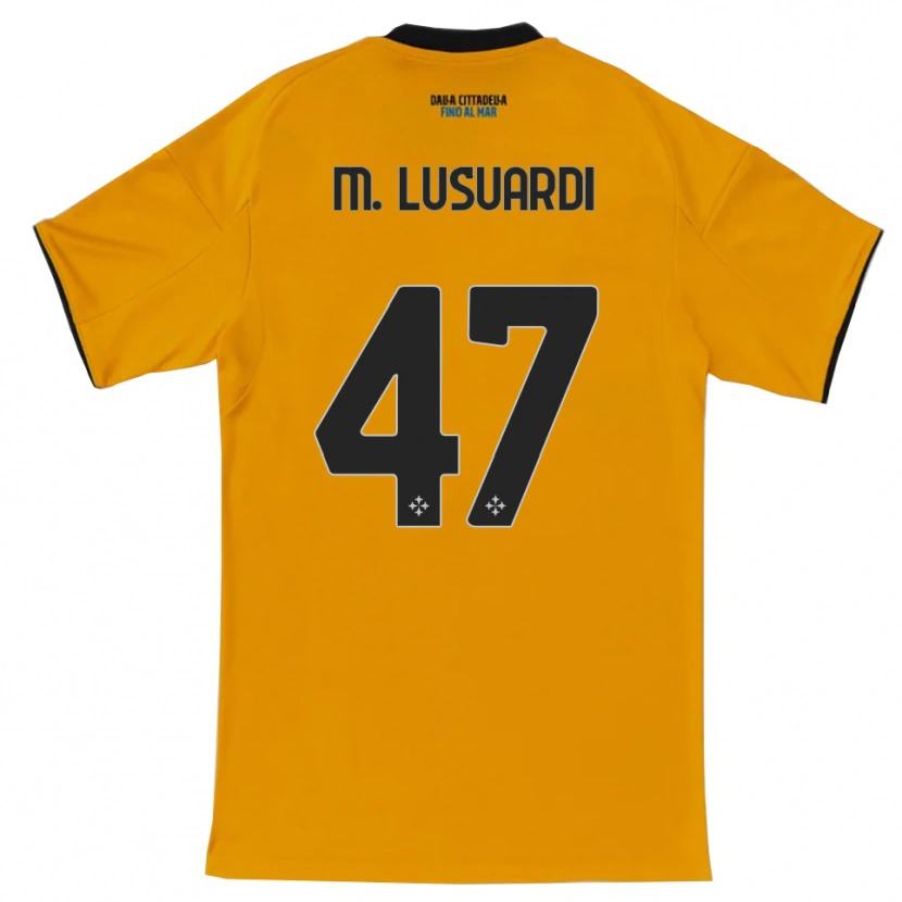 Danxen Kinder Mateus Lusuardi #47 Orange Blau Auswärtstrikot Trikot 2025/26 T-Shirt Schweiz