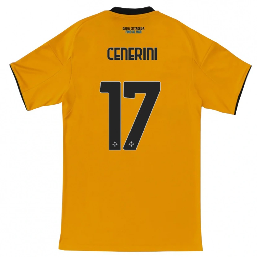 Danxen Kinder Marco Cenerini #17 Orange Blau Auswärtstrikot Trikot 2025/26 T-Shirt Schweiz