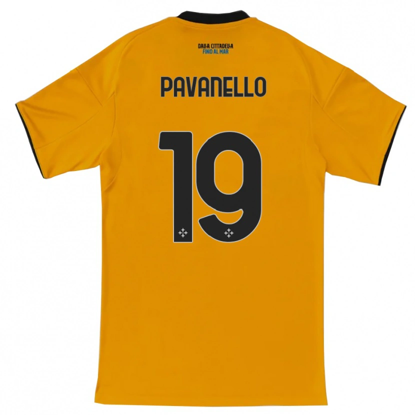 Danxen Kinder Andrea Pavanello #19 Orange Blau Auswärtstrikot Trikot 2025/26 T-Shirt Schweiz