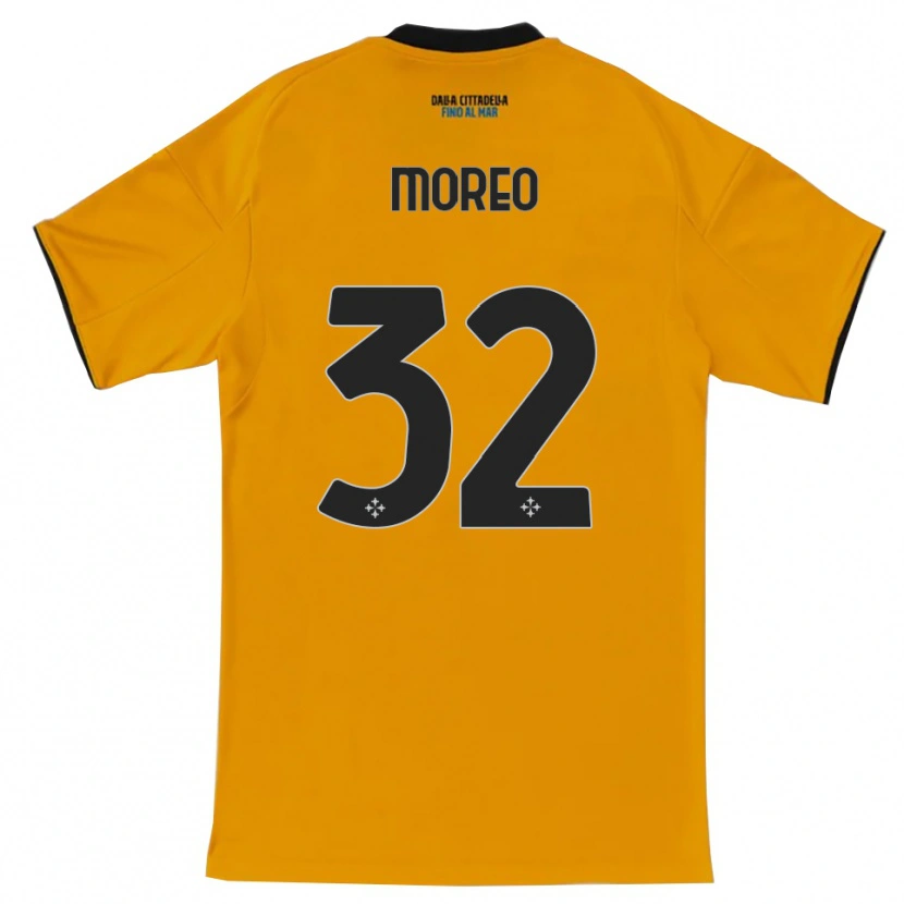 Danxen Kinder Stefano Moreo #32 Orange Blau Auswärtstrikot Trikot 2025/26 T-Shirt Schweiz