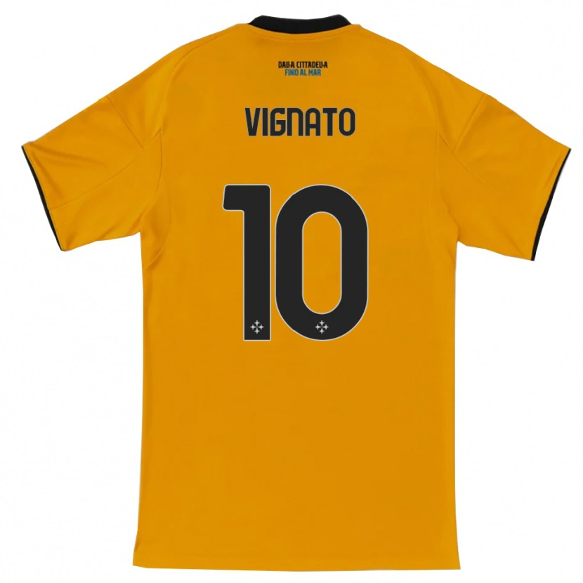 Danxen Kinder Emanuel Vignato #10 Orange Blau Auswärtstrikot Trikot 2025/26 T-Shirt Schweiz