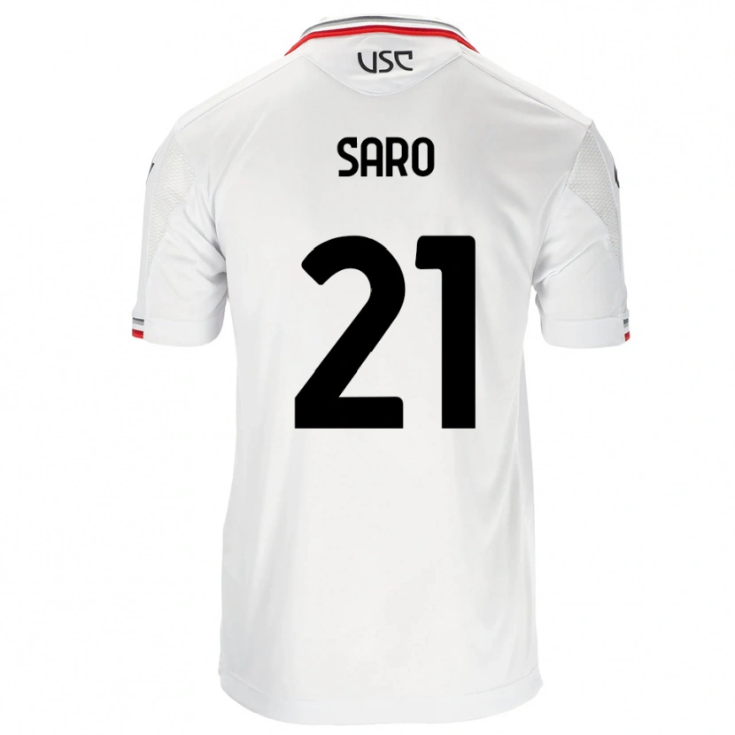 Danxen Kinder Gianluca Saro #21 Weiß Rot Auswärtstrikot Trikot 2025/26 T-Shirt Schweiz