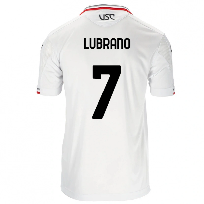 Danxen Kinder Antonio Lubrano #7 Weiß Rot Auswärtstrikot Trikot 2025/26 T-Shirt Schweiz