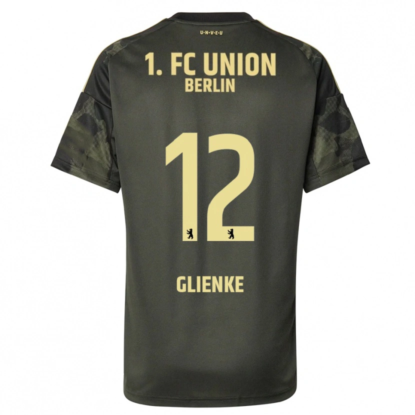 Danxen Kinder Niklas Glienke #12 Dunkelgrün Schwarz Auswärtstrikot Trikot 2025/26 T-Shirt Schweiz