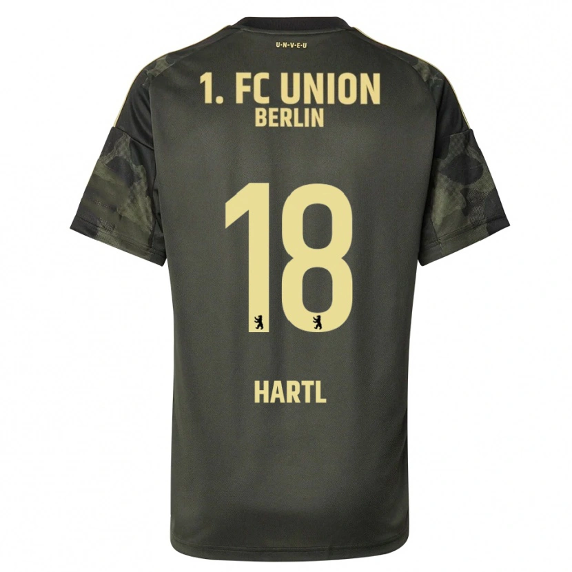 Danxen Kinder Fynn Hartl #18 Dunkelgrün Schwarz Auswärtstrikot Trikot 2025/26 T-Shirt Schweiz