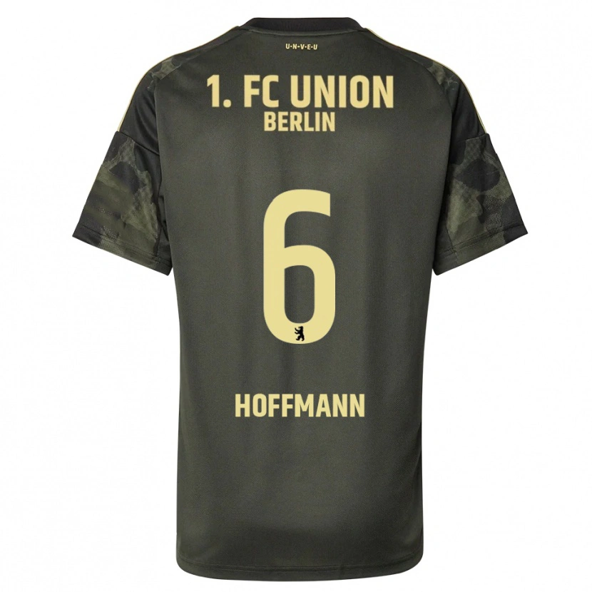 Danxen Kinder Finn Hoffmann #6 Dunkelgrün Schwarz Auswärtstrikot Trikot 2025/26 T-Shirt Schweiz